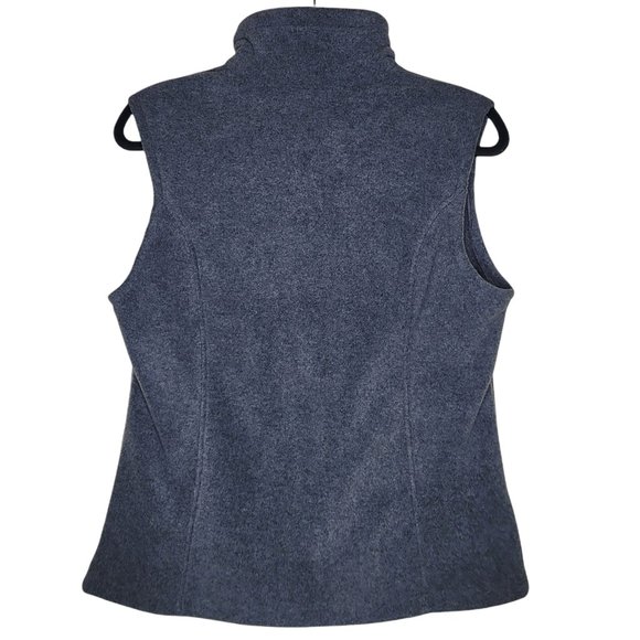 Columbia New with Tags Gray Mount Cannon Fleece Vest Zip Up Pockets Size Medium - Picture 3 of 4